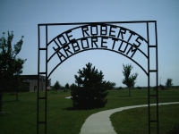 sign at joe roberts arboretum